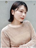 ぱっつん外はねボブ/タイトボブ/タイトバング