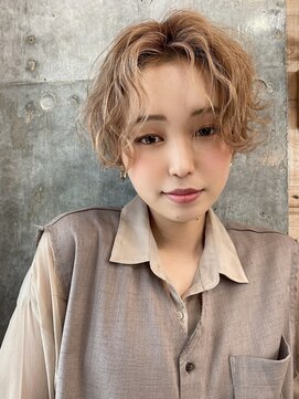ユアーズヘア 新宿WEST(youres hair) 大人かわいい外ハネ波ショート☆