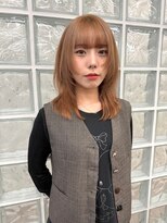 サンクプロジェクト(cinq PROJECT)&nbsp;ダメージレスなブリーチカラーで作るミルクティーカラー