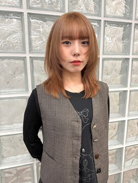 サンクプロジェクト(cinq PROJECT) ダメージレスなブリーチカラーで作るミルクティーカラー