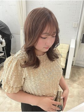 シー ヘアデザイン(see hair design) ミルクティーグレージュ
