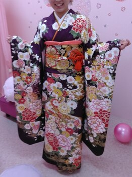 ココ(COCO)の写真/成人式・七五三・卒業式・訪問着の着付けはプロにお任せ♪日本髪・アレンジアップも対応可能です！