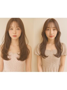 『綺麗は髪から創る*』発色&モチも良くする"素髪美人"を叶える*圧倒的髪質改善で艶感のある美髪*