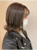 ボブ/ブラウンカラー/平塚