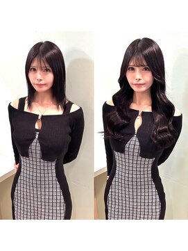 リゼル シブヤ(RISEL SHIBUYA) シールエクステでロングヘア!