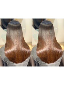 髪の悩みに寄り添う髪質改善特化サロン。ダメージ/うねり/広がりを抑え、扱いやすく艶やかな美髪へ。