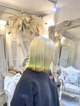 アルモワール(Armoire) ブロンド/ミント/グリーン/デザインカラー/ケアブリーチ