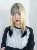ホワイトベージュハイトーンダブルカラーブリーチ_ba568662