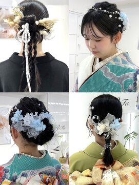 オニキス 原宿(ONYX) a135 成人式ヘアセット卒業式ヘアセット着付け振袖袴