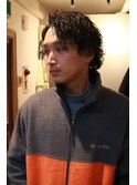 波巻きスパイラルパーマメンズパーマメンズカット立川men's