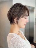 コンパクトショートカット丸みショートくびれショートボブ表参道