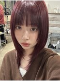【諒】ハッシュカットボブウルフカットレイヤーカット前髪カット