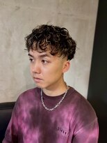 ブランコ 青山(BLANCO)&nbsp;men'sカットツイストスパイラルシャドウパーマフェード