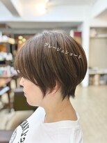 ラブリッシュ(LOVERICHE) 大人の透明感 グレージュショート【浜崎】