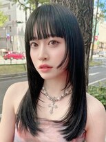 ピス 堀江(PIS) 色気UP!韓国レイヤー&ハッシュカット&艶グレーブラック★