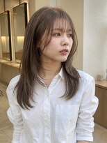 ラシェル パル ノエル(Laciel par Noel)&nbsp;ロングレイヤーセミロングレイヤーくびれロング髪質改善カラー