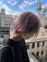バディ 中野駅前店(BUDDY)&nbsp;メンズカラー、ピンクベージュ【中野駅美容室】