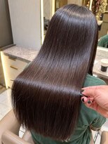 アース 渋谷店(HAIR&MAKE EARTH)&nbsp;艶感ロング美髪縮毛矯正