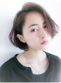 クールなワンレンボブ【relian表参道】