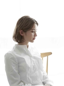 スタジオ エット(studio ett) 【studio ett】上質 ハイライト ワンレンボブ