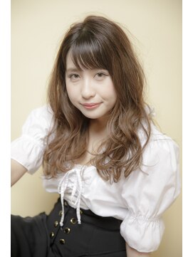 ルルディ バイ アフロディーテ銀座(luludi by APHRODITE) グレージュカラー/シルキーベージュ/斜めバング/銀座/髪質改善