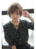 大人かっこいいショートボブ