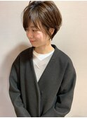 ショート 耳かけショート 丸みショート