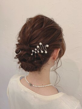 ヘアメイクアンドセットサロン リッコ(Hair make&set salon Ricco) きれいめアップスタイル