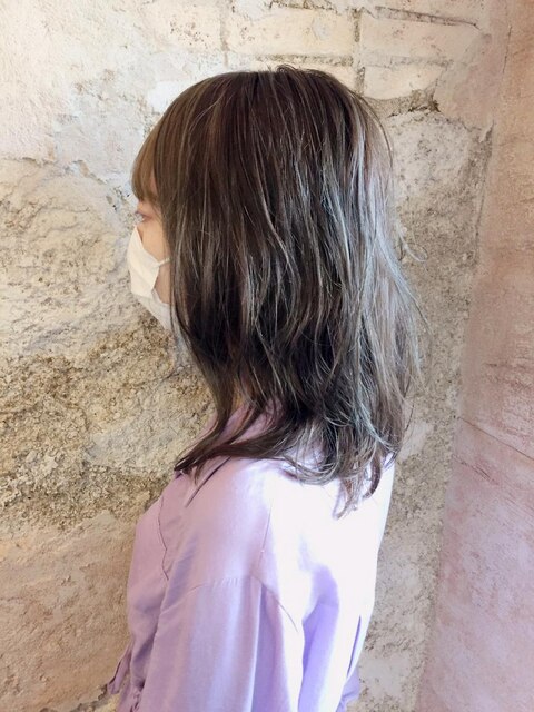 【Flor_上大岡】*シフォンパーマ+モーヴアッシュ