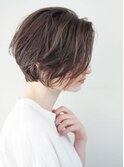 大人ショート ショートボブ ショートカット 前下がり 熊本美容室