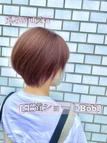 スタイルインデックス 新大塚店(STYLE INDEX)&nbsp;イヤリングカラーを添えた「王道ショートボブ」