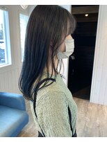 マリブヘアリゾート 太田店(malibu hair resort) ブルーブラックカラー/暗髪/寒色カラー