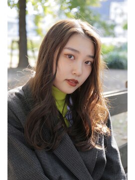 スリーアン(THREE ann.) ウェーブ×デジタルパーマ×レイヤーカット  20代30代40代