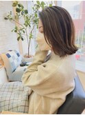 ［OCEAN　Hair&Life]ロブヘア/白髪ぼかしハイライト/脱白髪染め