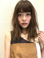 トイロ(toiro)&nbsp;【toiro 木更津 ほたる野】ミディアムヘア ハイライト コテ巻き