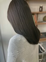 ロカ(roka)&nbsp;大人かわいい艶感オリーブグレージュカラー　オリーブブラウン