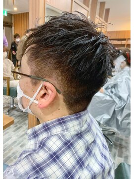 ビーチ ヘア メイク 綱島店(BEACH hair make) 刈り上げアップバング