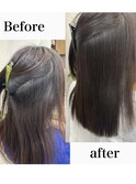 縮毛矯正/髪質改善/ストレート[松屋町　谷町]