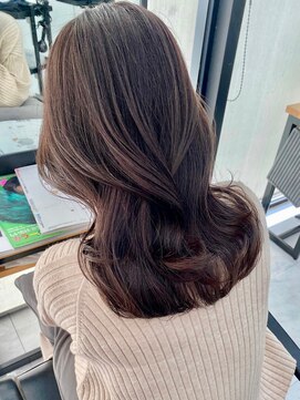 マザー(MOTHER) ダブルカラーミルクティーベージュカラーケアブリーチ韓国