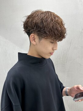 フィフス 栄(fifth) 波巻きスパイラルパーマメンズマッシュツーブロック名古屋栄