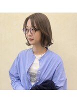 インサイドアウト(IN SIDE OUT+) くびれボブ / 外はねボブ / アッシュベージュ【IN SIDE OUT＋】