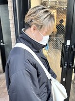 ハグ 横浜(HUG)&nbsp;ハンサムショート＊ブロンドバレイヤージュ