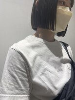 ヌークバイラヴェスト 四日市(neuk by lovest)&nbsp;透け感アッシュ　縮毛矯正で艶感を