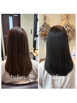 ナチュラルリーフ 仙台駅前店(Natural leaf)&nbsp;［髪質改善ロイヤルトリートメント］地毛風グレージュカラー