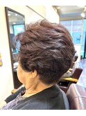 ショートパーマスタイル50代60代70代