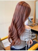 【ブリーチなし】テラコッタオレンジ