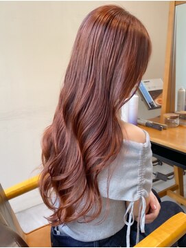 ルエ(rue) 【ブリーチなし】テラコッタオレンジ