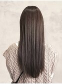 30代40代大人可愛い髪質改善カラーラベンダーグレージュ透明感
