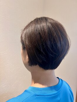 ミルキィ 野伏間店の写真/【朝9時&月曜も営業】フォルムのキレイなショートに定評あり◎お手入れ簡単なツヤ髪に♪