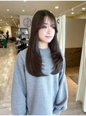 髪質改善/顔周りレイヤー/レイヤーカット/縮毛矯正
